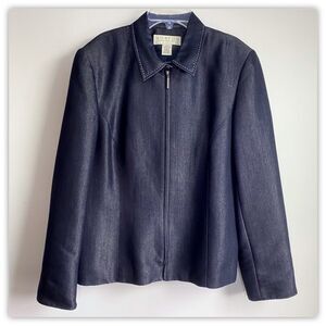 NORTON Classic Zip Up Women Blazer EUC